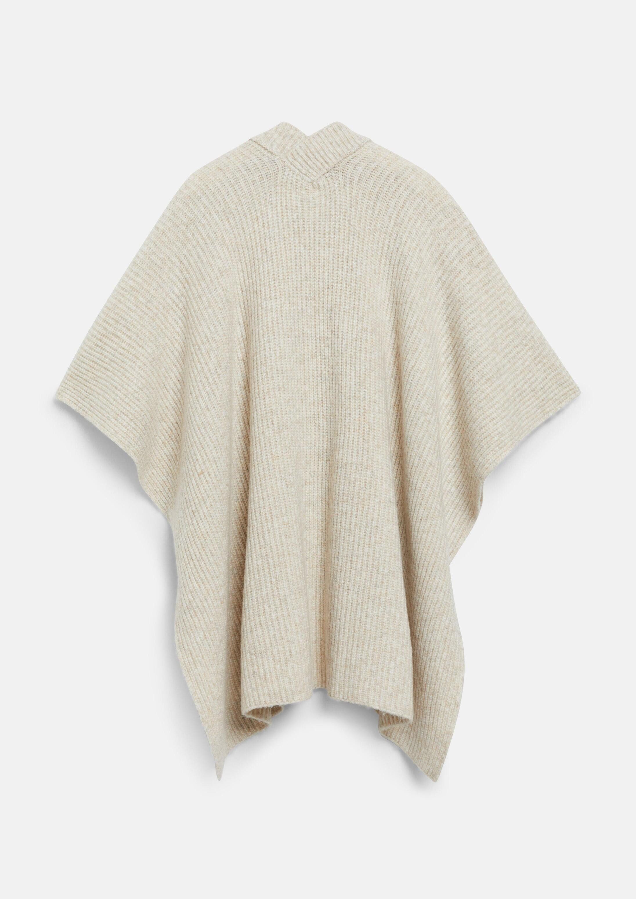 s.Oliver Poncho Indoor-Poncho Poncho mit kuscheliger Innenseite