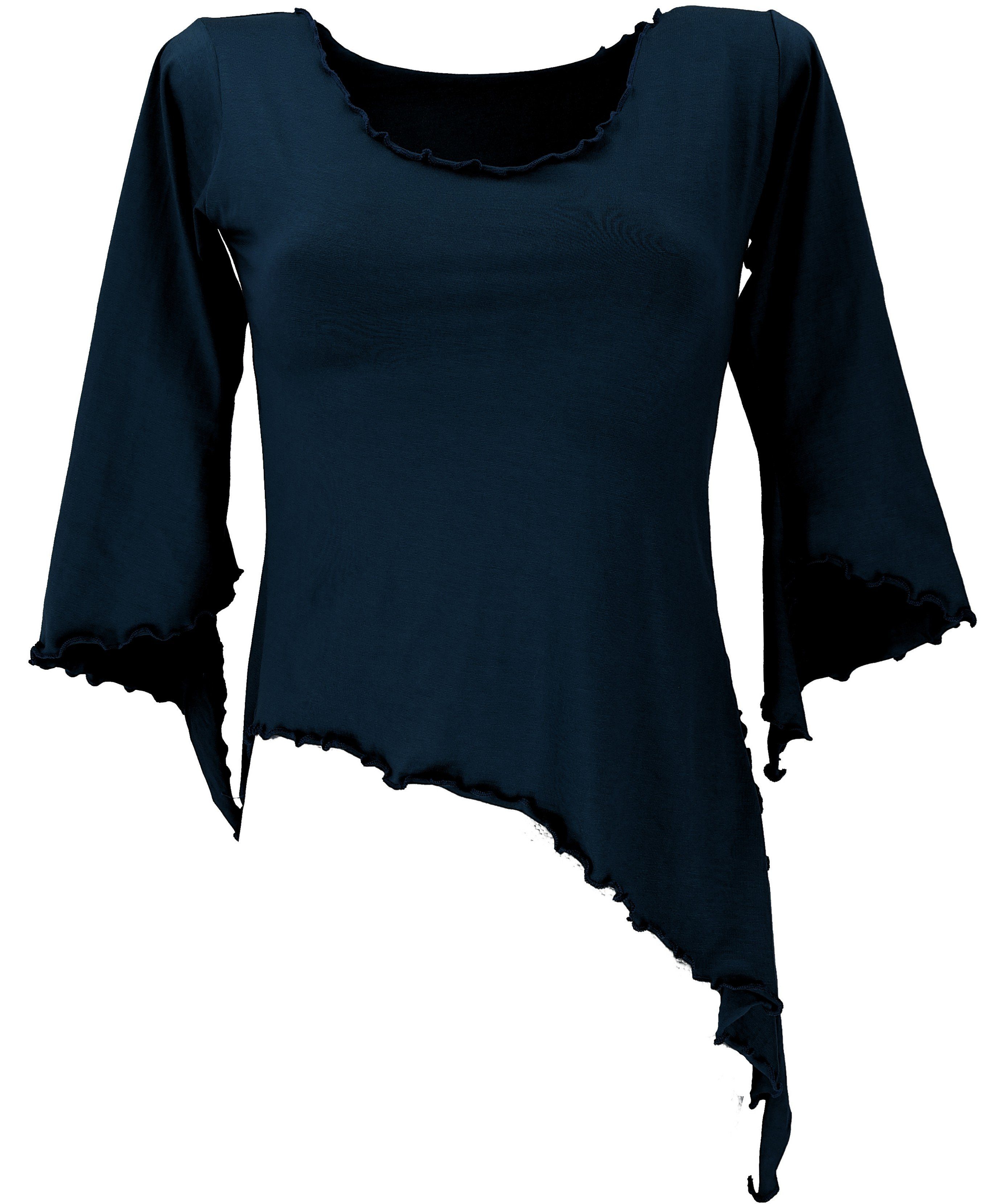 Guru-Shop Longsleeve Psytrance Elfen Shirt Goa günstig online kaufen