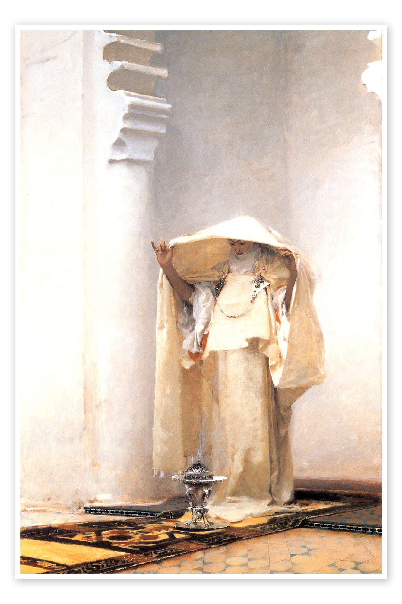 Posterlounge Wandbild Der Rauch von Ambra, John Singer Sargent, erhältlich als Poster, Leinwandbild, Wandsticker oder Acrylglasbild
