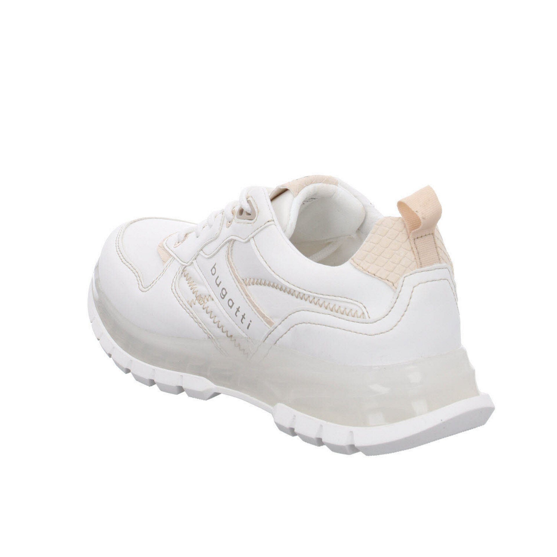 Schuhe Leder-/Textilkombination Schnürschuh Athena Damen Sneaker bugatti Sneaker