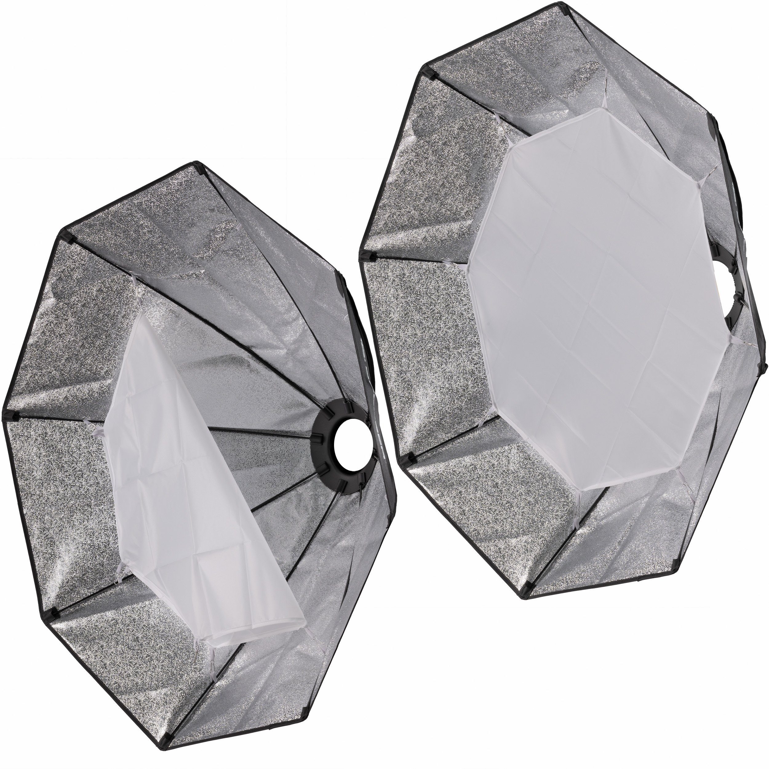 BRESSER Fotostudio-Box BRESSER BR-180RGB COB LED Light Duo Kit mit Softboxen