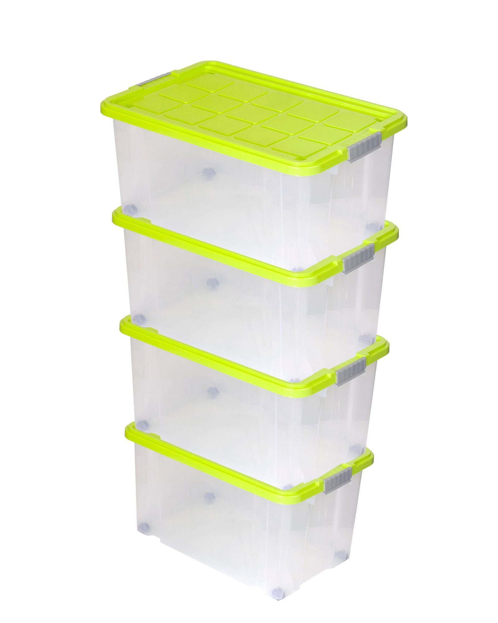 BigDean Aufbewahrungsbox 4 Stück Eurobox mit günstig online kaufen