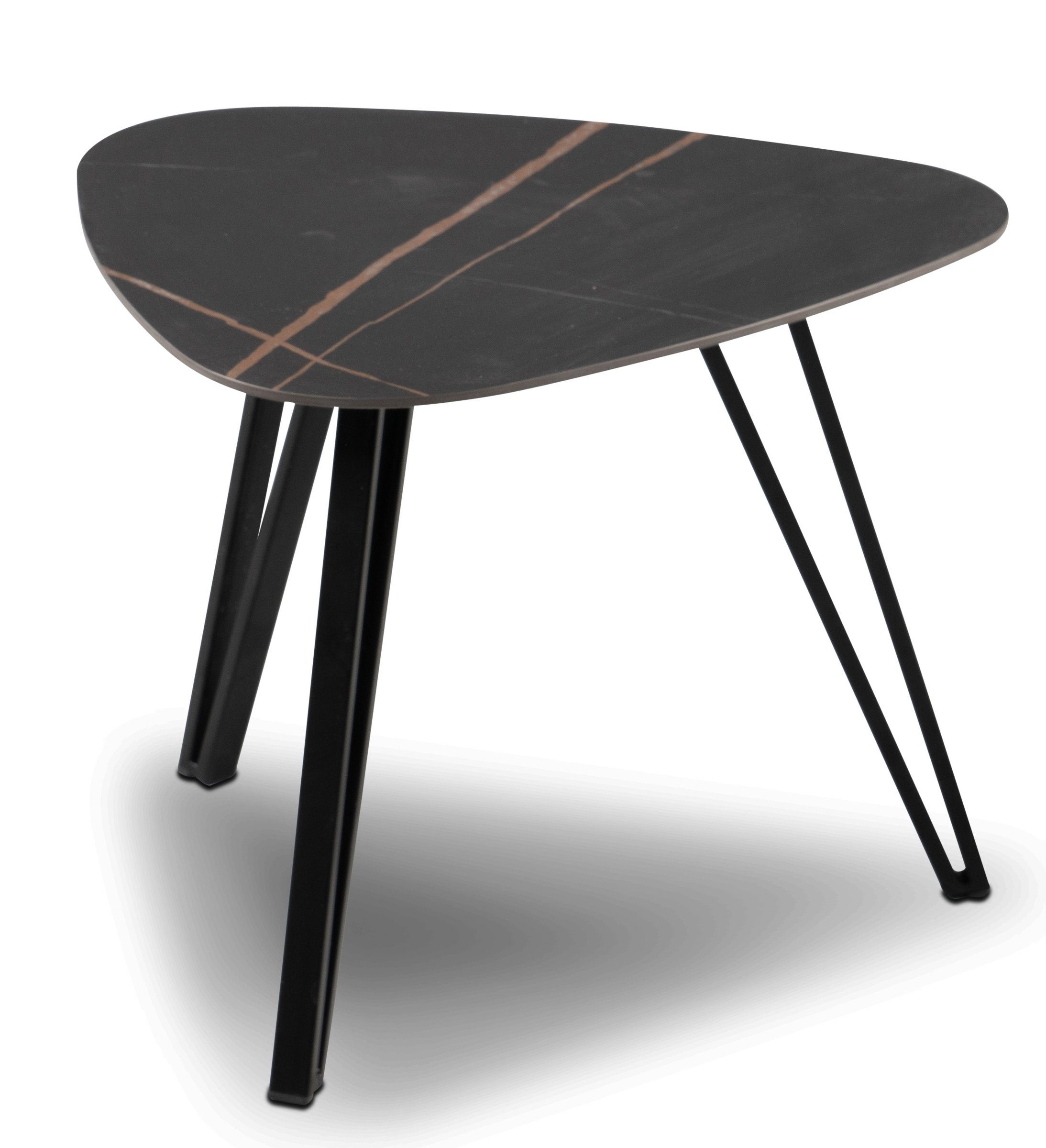 M2 Kollektion Couchtisch in schwarz / Keramik dunkel - 45x35x45 (BxHxT)