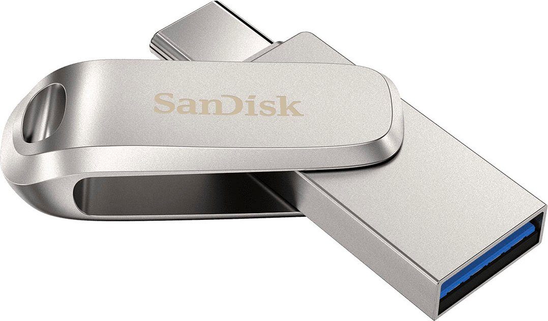 Sandisk Ultra® Dual Drive Luxe USB Type-C™ 256 GB USB-Stick (USB 3.1, Lesegeschwindigkeit 150 MB/s)