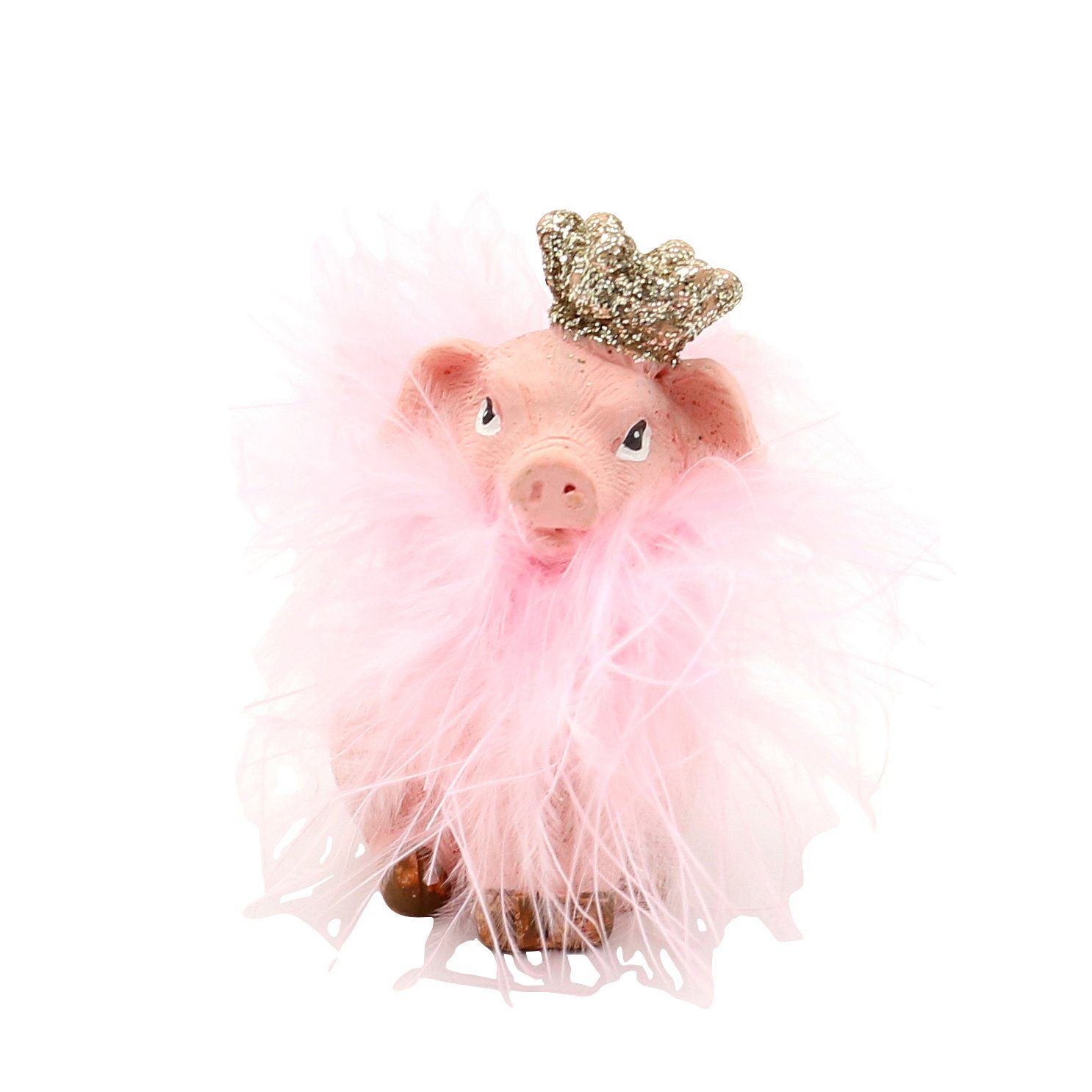 Dekohelden24 Dekofigur Keramik Deko-Schweine mit Krone, Größe über Dropdown günstig online kaufen