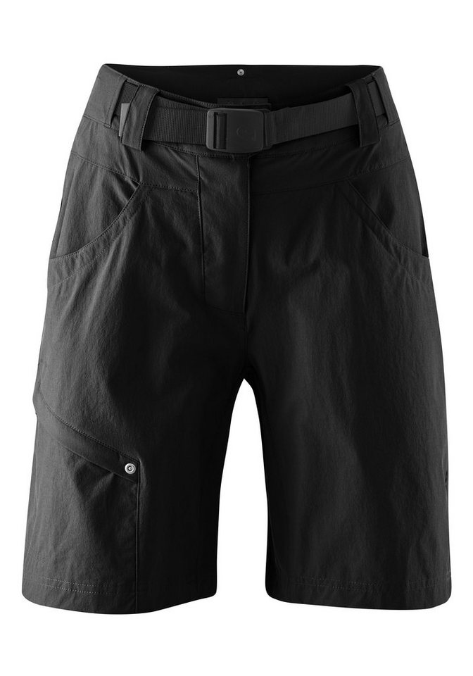 Gonso Fahrradhose Mira Basic kurze Damen Radhose mit Sitzpolster, wasserabweisend, inkl. Gürtel