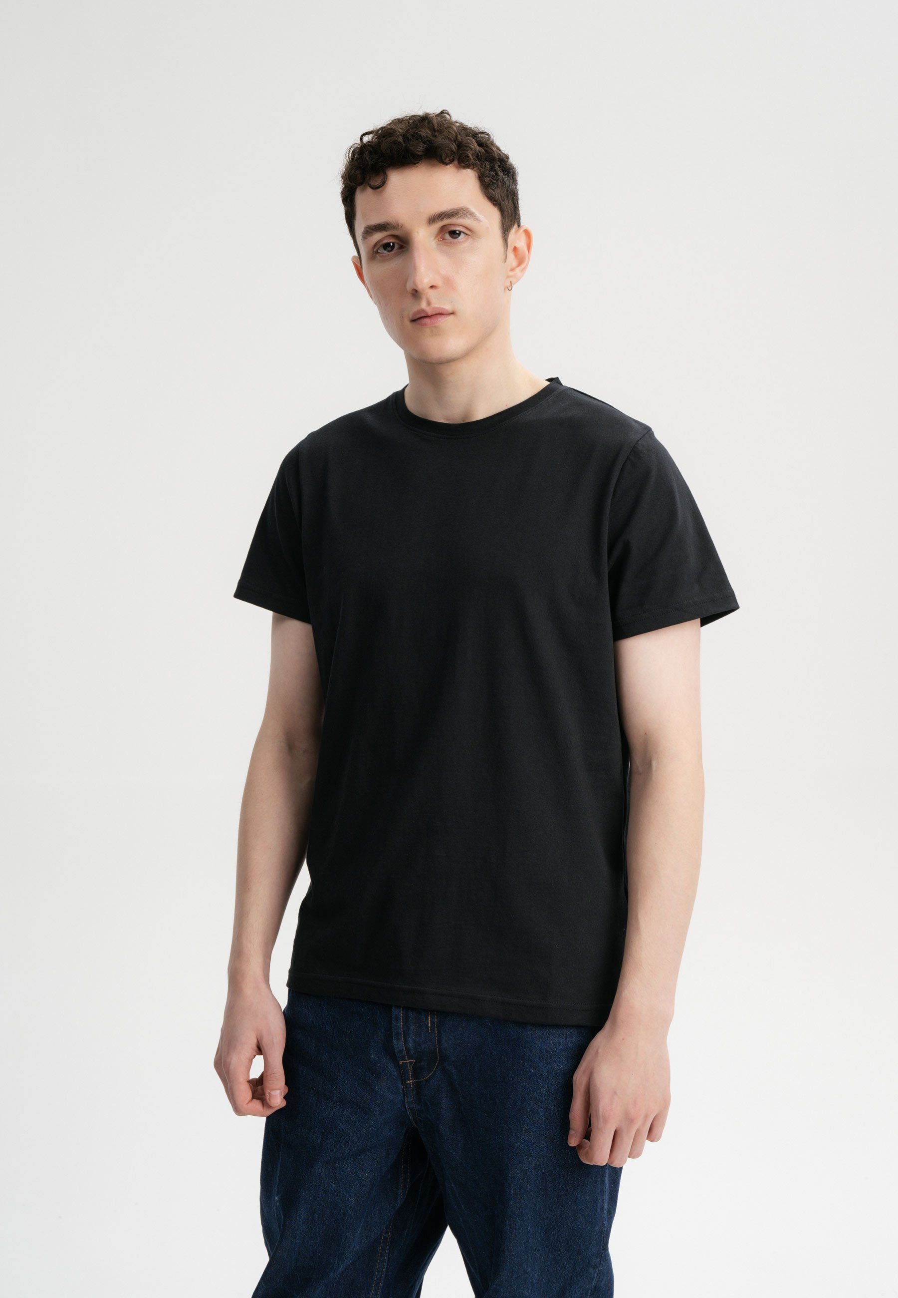 MELA Kurzarmshirt T-Shirt Basic Herren