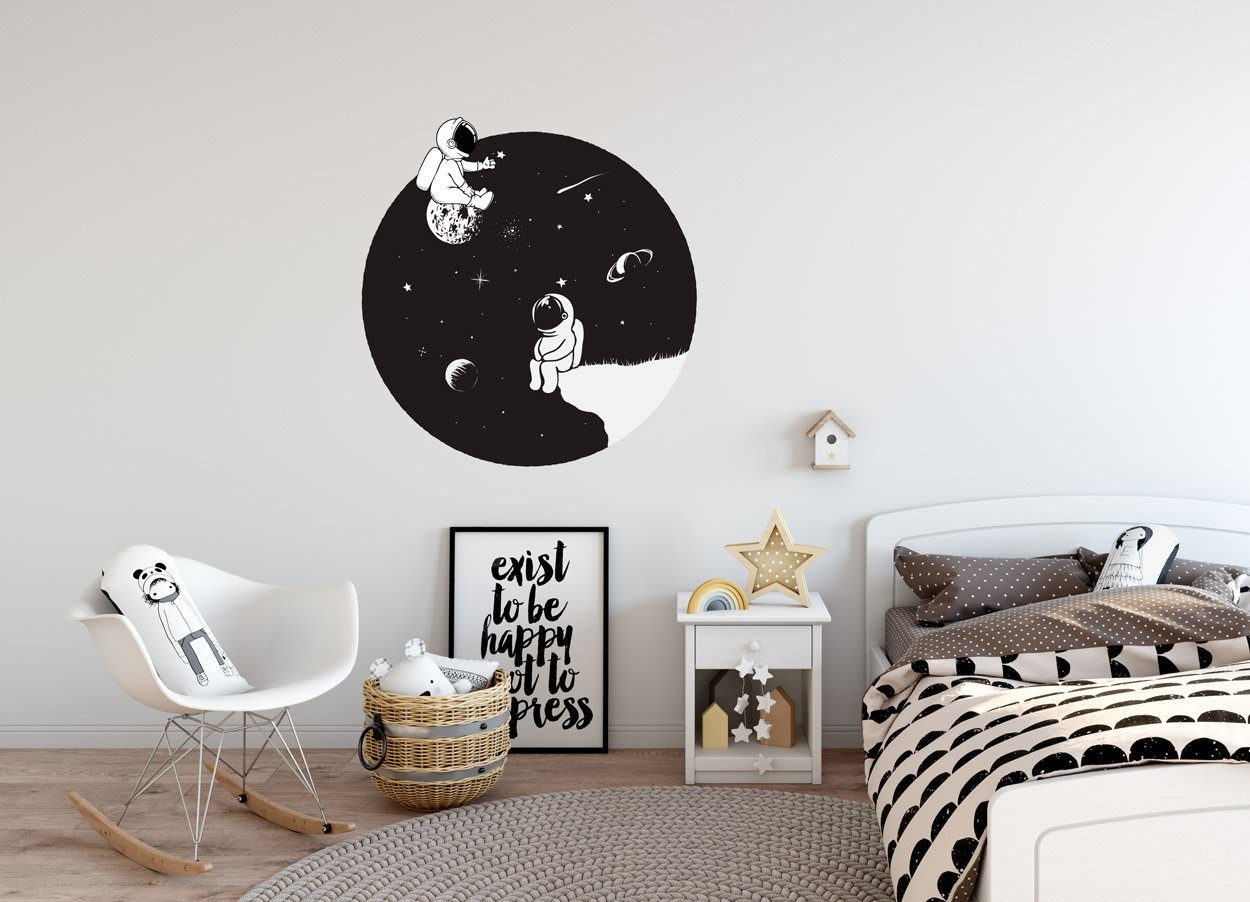 Sunnywall Wandtattoo Astronauten Abenteurer Planeten - Weltraum Wandtattoo Kollektion