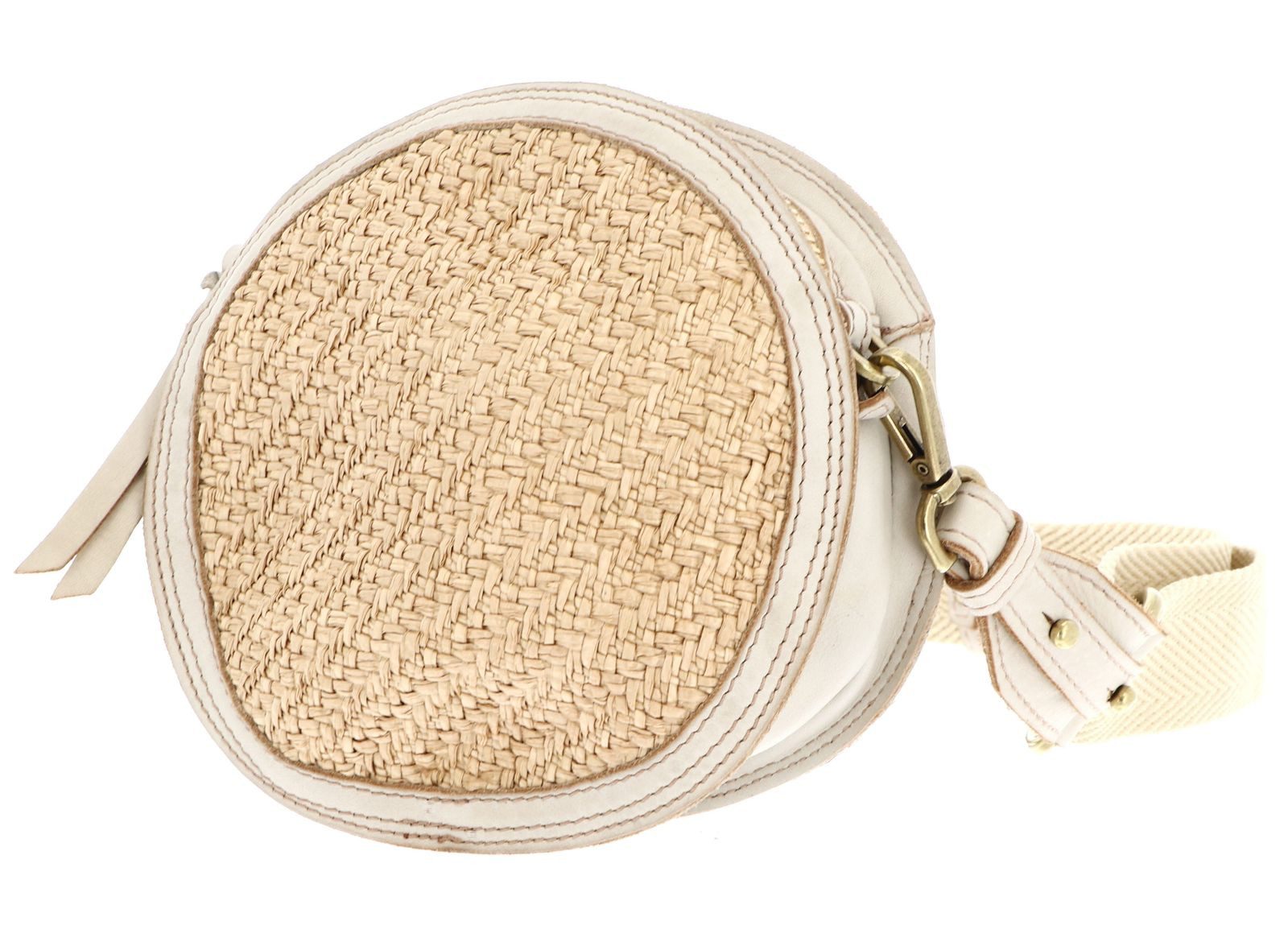 Caterina Lucchi Umhängetasche Elettra Round Crossbody Bag, aus echtem Kalbsleder