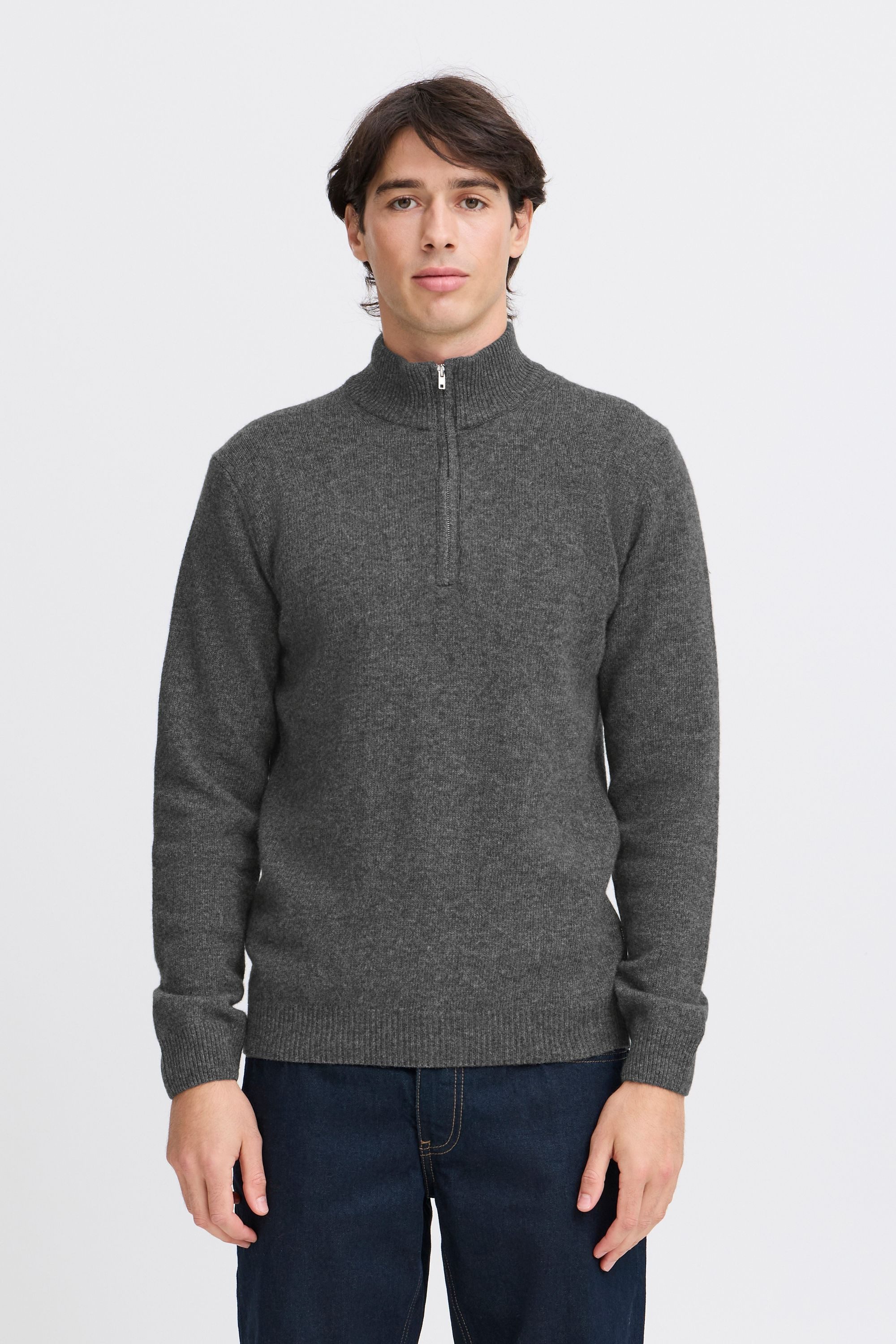 Casual Friday Troyer CFKARL klassischer Troyer Pullover