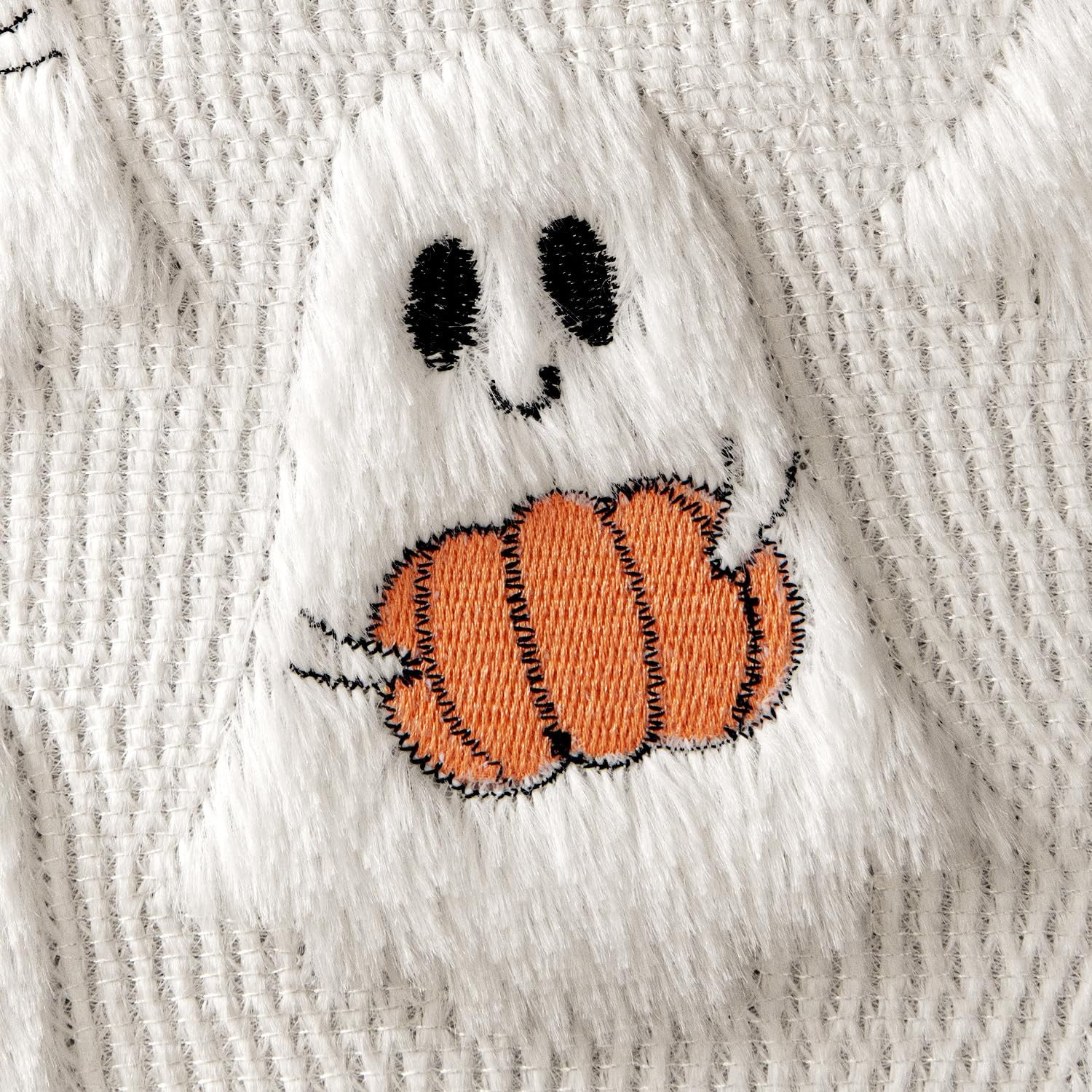 CLTYQ Kissenbezug Halloween Kissenbezug Gruseliger Geist Kürbis Deko Weiche, (2 Stück)