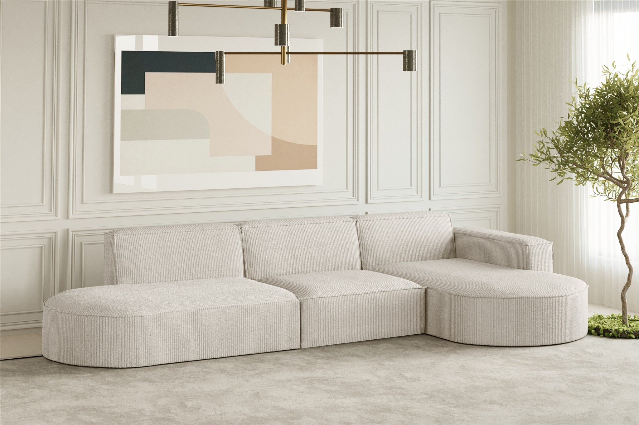 Fun Möbel Ecksofa Designersofa PALMA mit günstig online kaufen