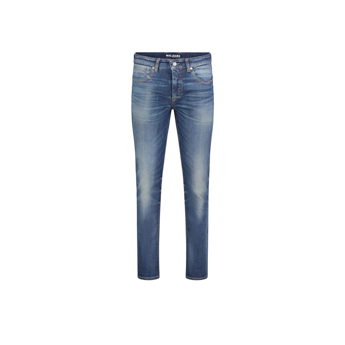 regular blau Straight-Jeans (1-tlg) MAC
