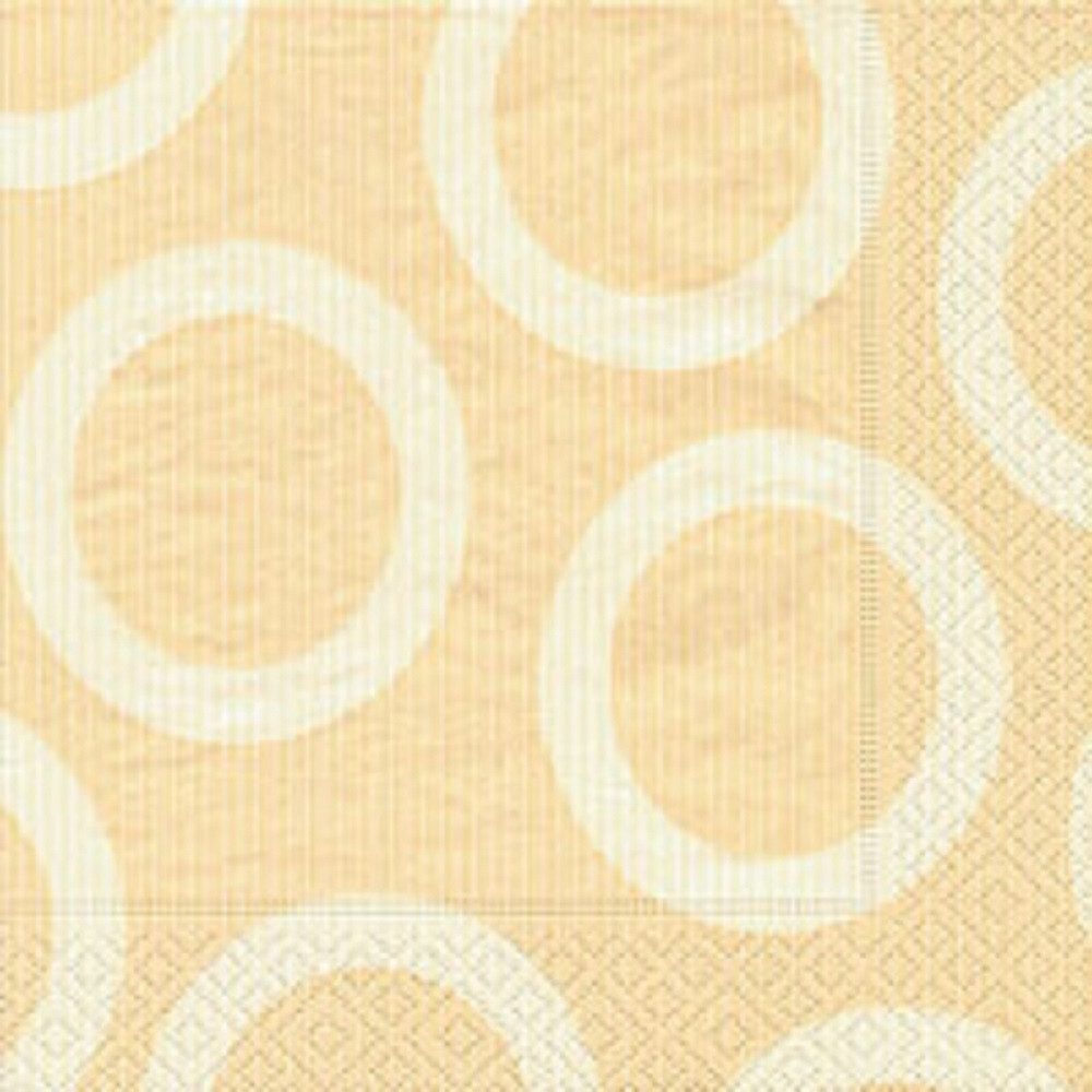 Paper+Design Papierserviette 20 COCKTAIL SERVIETTEN 25x25cm CIRCLE Kreise Paper + Design tabletop