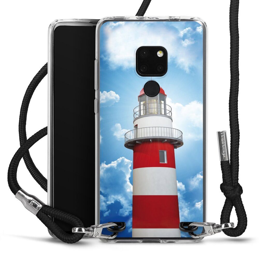 DeinDesign Handyhülle Leuchtturm Wolke Himmel Leuchtturm, Huawei Mate 20 Handykette Hülle mit Band Case zum Umhängen