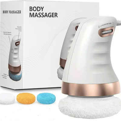 oyajia Massagegerät Elektrisches anti cellulite Handmassagegeräte-lymphdrainage gerät, mit 3 waschbaren Pads-cellulite massagegerät für Bauch/Bein/Arme
