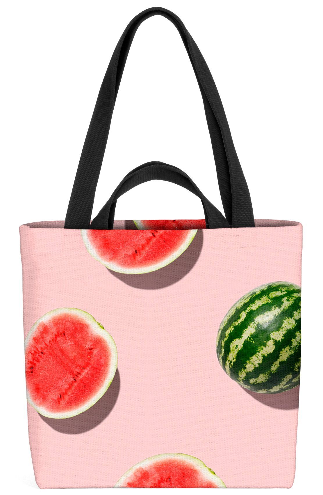 VOID Henkeltasche (1-tlg), Melone Obst Sommer Party Melone Obst Sommer Party Wassermelone Frucht