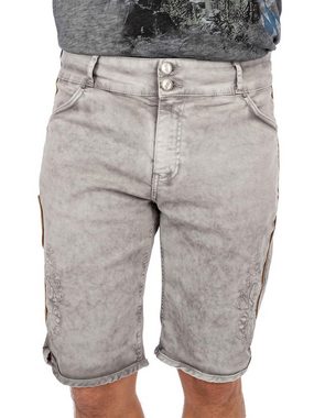 Hangowear Trachtenhose Trachtenjeans HECTOR Shorts hellgrau