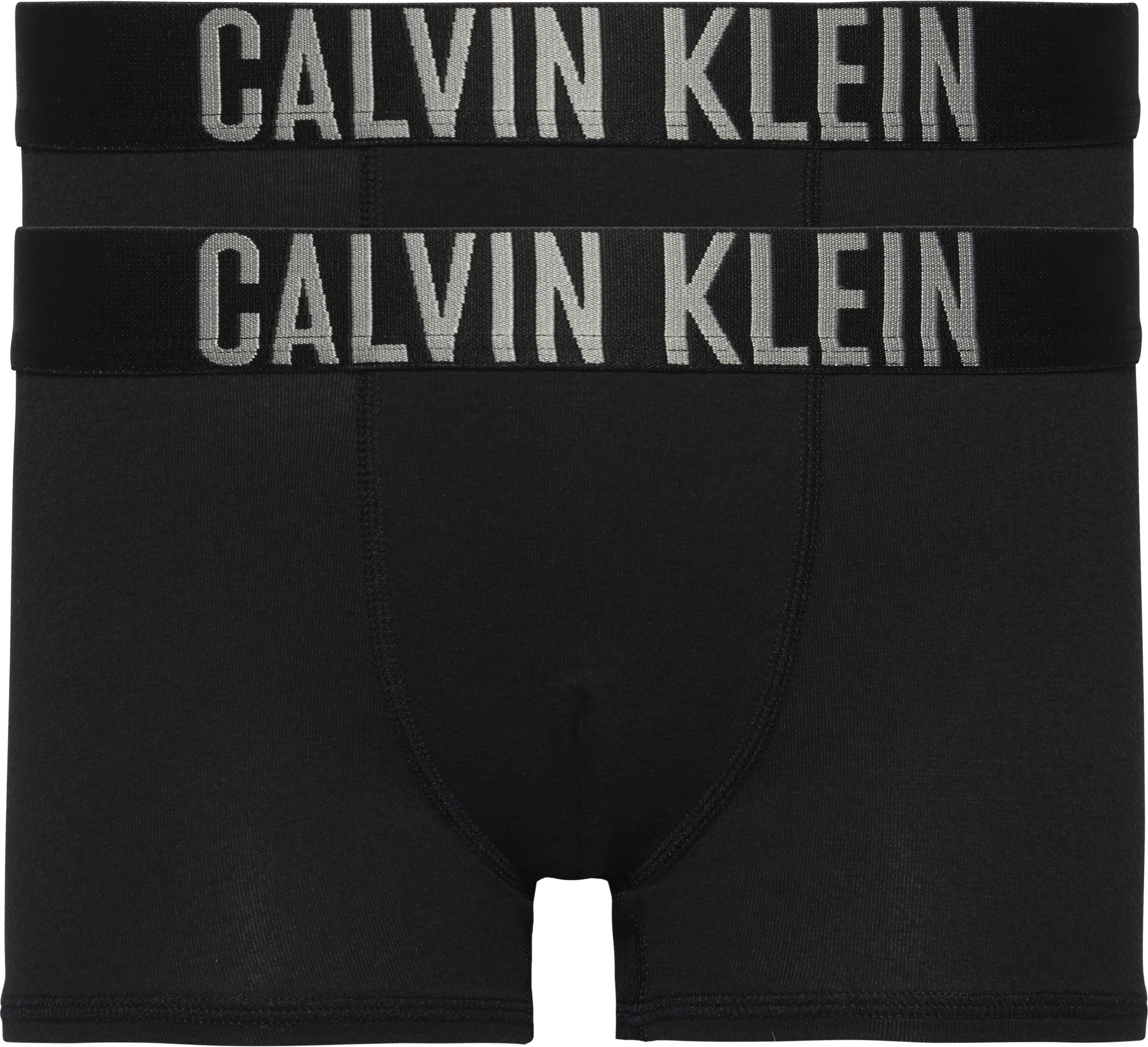 Calvin Klein Power Kids (2-St) Intenese Kinder MiniMe schwarz Underwear Junior Trunk