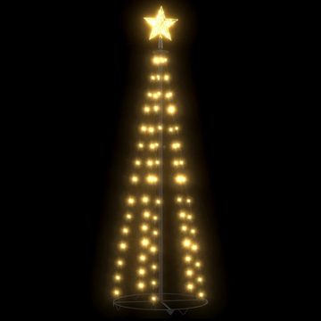 vidaXL LED Baum Weihnachtsbaum Kegelform 70 LEDs Deko Warmweiß 50x120 cm
