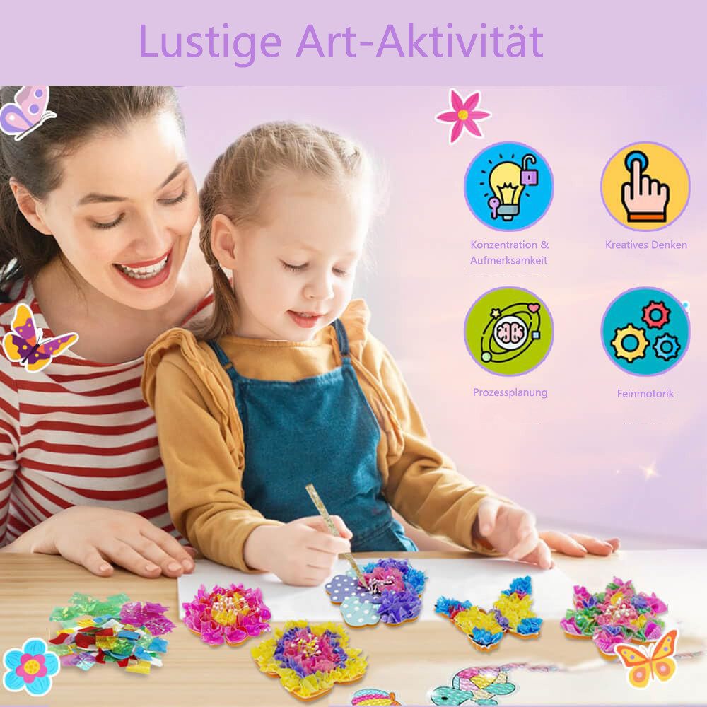 CLTYQ Kreativset Spielzeug für Mädchen im Alter von 4 bis 8 Jahren, Basteln günstig online kaufen