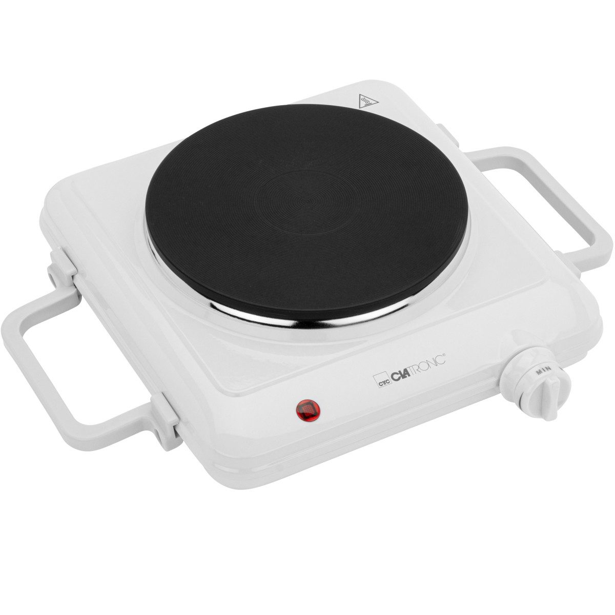 CLATRONIC Einzelkochplatte EKP 3582, für Camping, Küche, Büro, 1500W, Ø ca. 180 mm