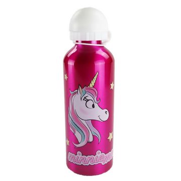 Disney Trinkflasche Disney Minnie Maus Einhorn Alu Wasserflasche Flasche 500 ml