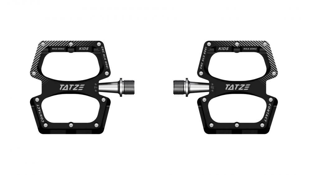 Tatze Plattformpedale TATZE CONTACT CNC KIDS MTB-Pedale schwarz bis Schuhgröße 35
