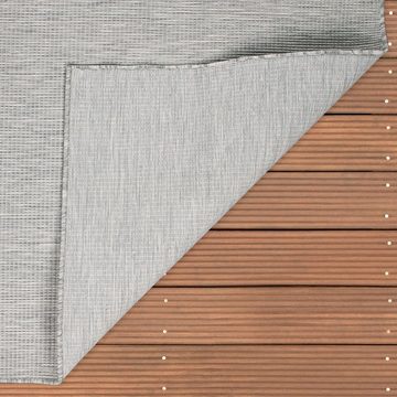 Teppich Sonset, Paco Home, rechteckig, Höhe: 4 mm, Flachgewebe, meliert, In- und Outdoor geeignet, Wohnzimmer