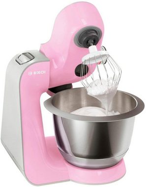 BOSCH Küchenmaschine CreationLine MUM58K20, 1000 W, 3,9 l Schüssel, inkl. 1,25 L Mixer, Durchlaufschnitzler, 3 Scheiben und Patisserie-Set