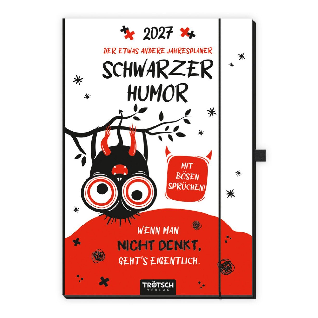 Trötsch Verlag Buchkalender Trötsch Buchkalender Schwarzer Humor 2027, Taschenkalender