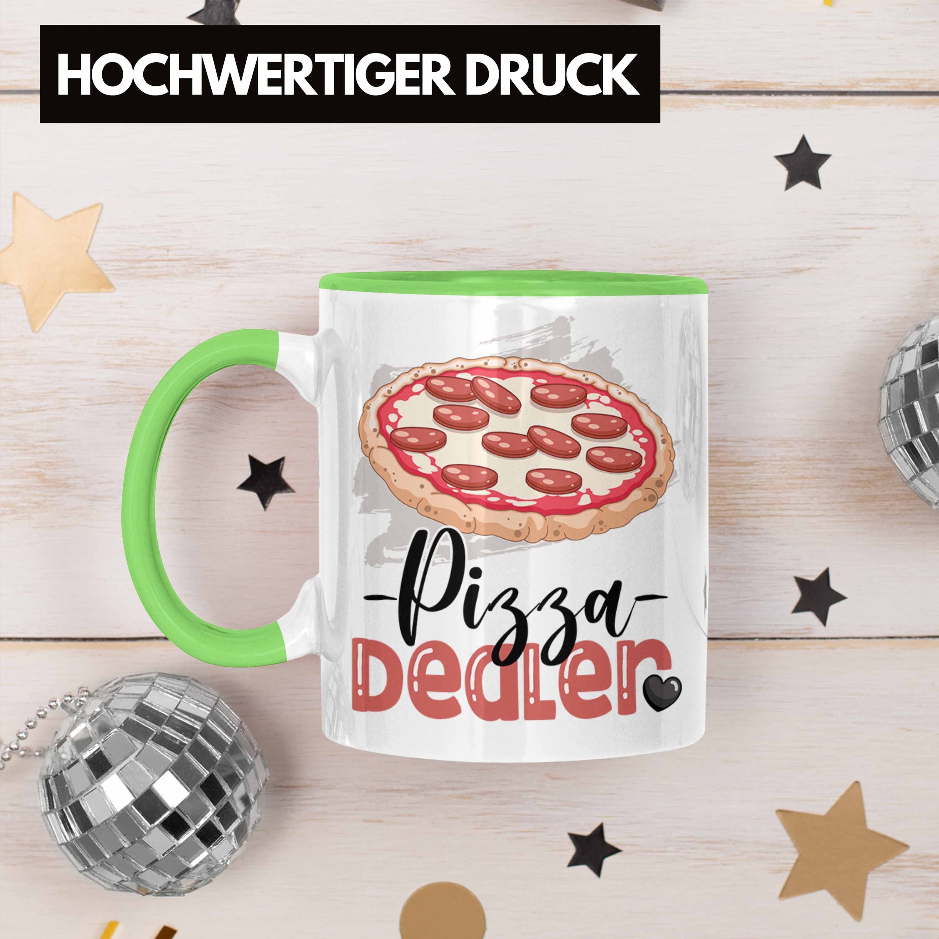 Dealer Tasse für Pizzabäcker Geburtstag Trendation Spruch Geschenk Geschenk Tasse Grün Pizza