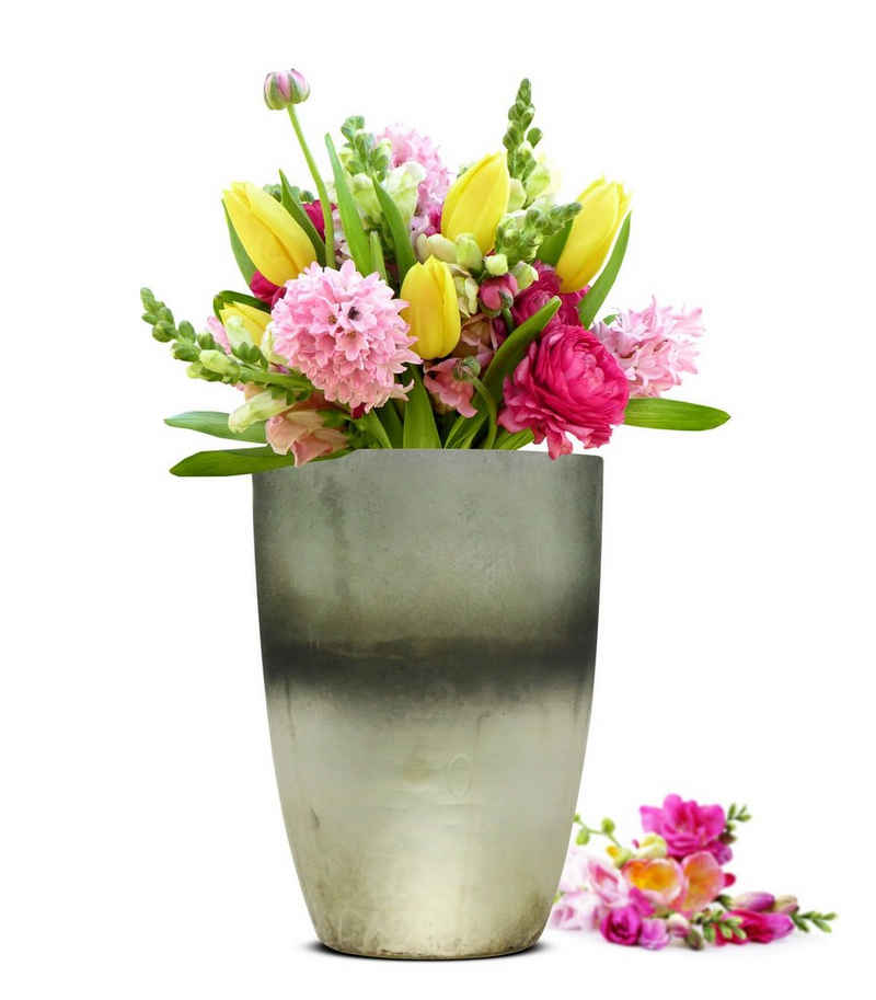 Sendez Dekovase Blumenvase Oxi Tischvase Glasvase Dekovase Vase Blumentopf Pflanztopf
