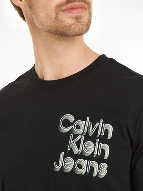 Calvin Klein Jeans T-Shirt STACKED EUPHORIC LOGO TEE mit Logoschriftzug