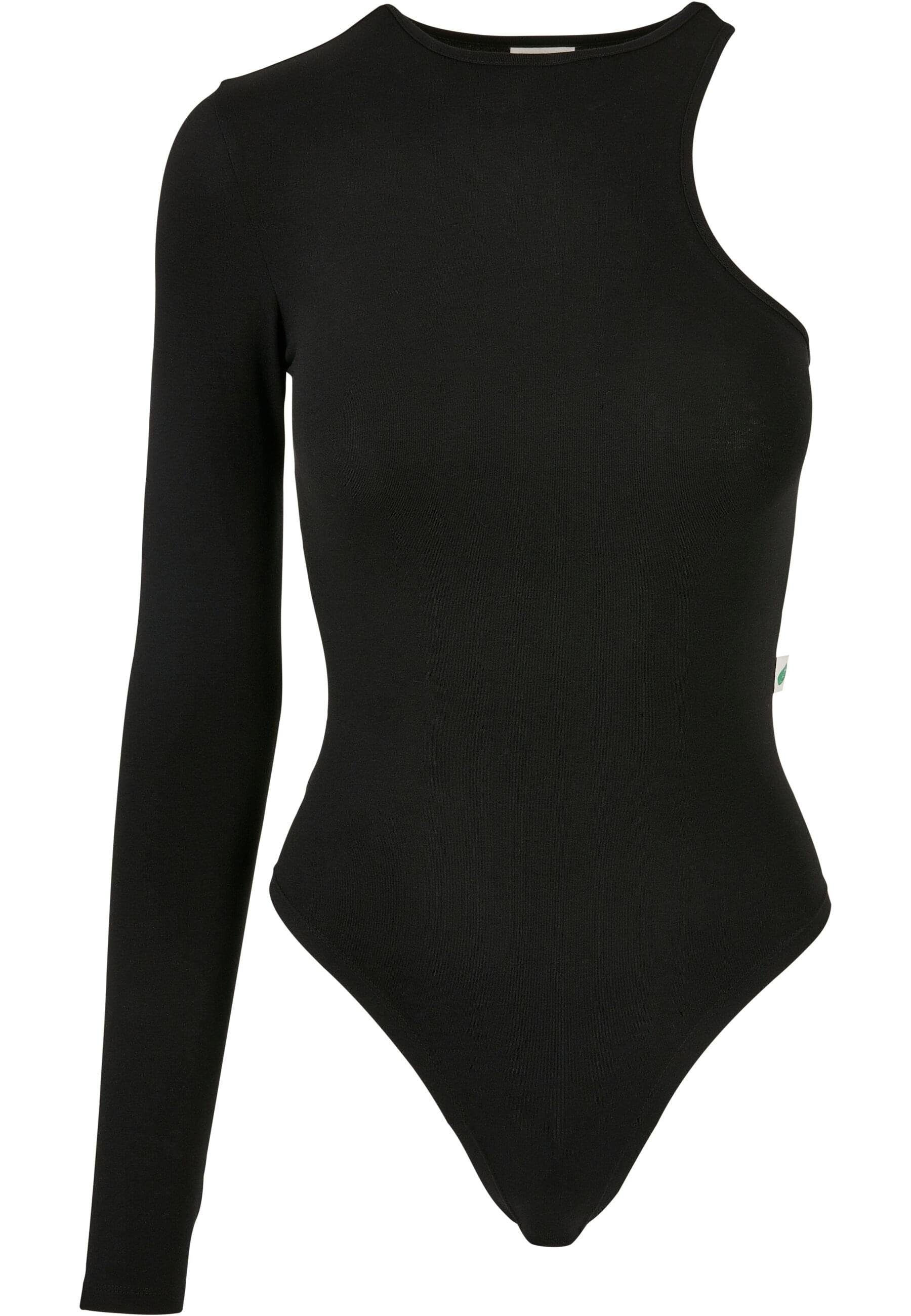 URBAN CLASSICS Body Damen Ladies Asymmetric black Stretch Body Organic