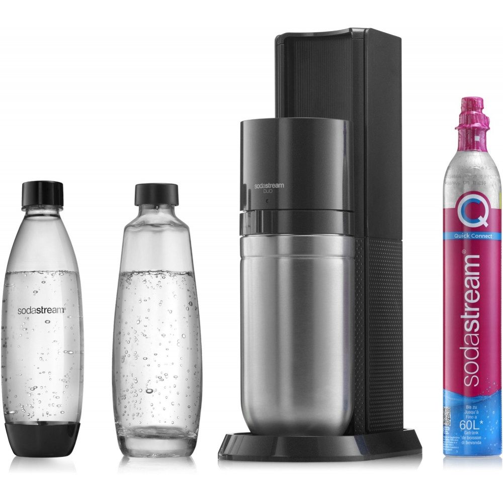 Wassersprudler SodaStream DUO Wassersprudler titan Trinkwasser Sprudler