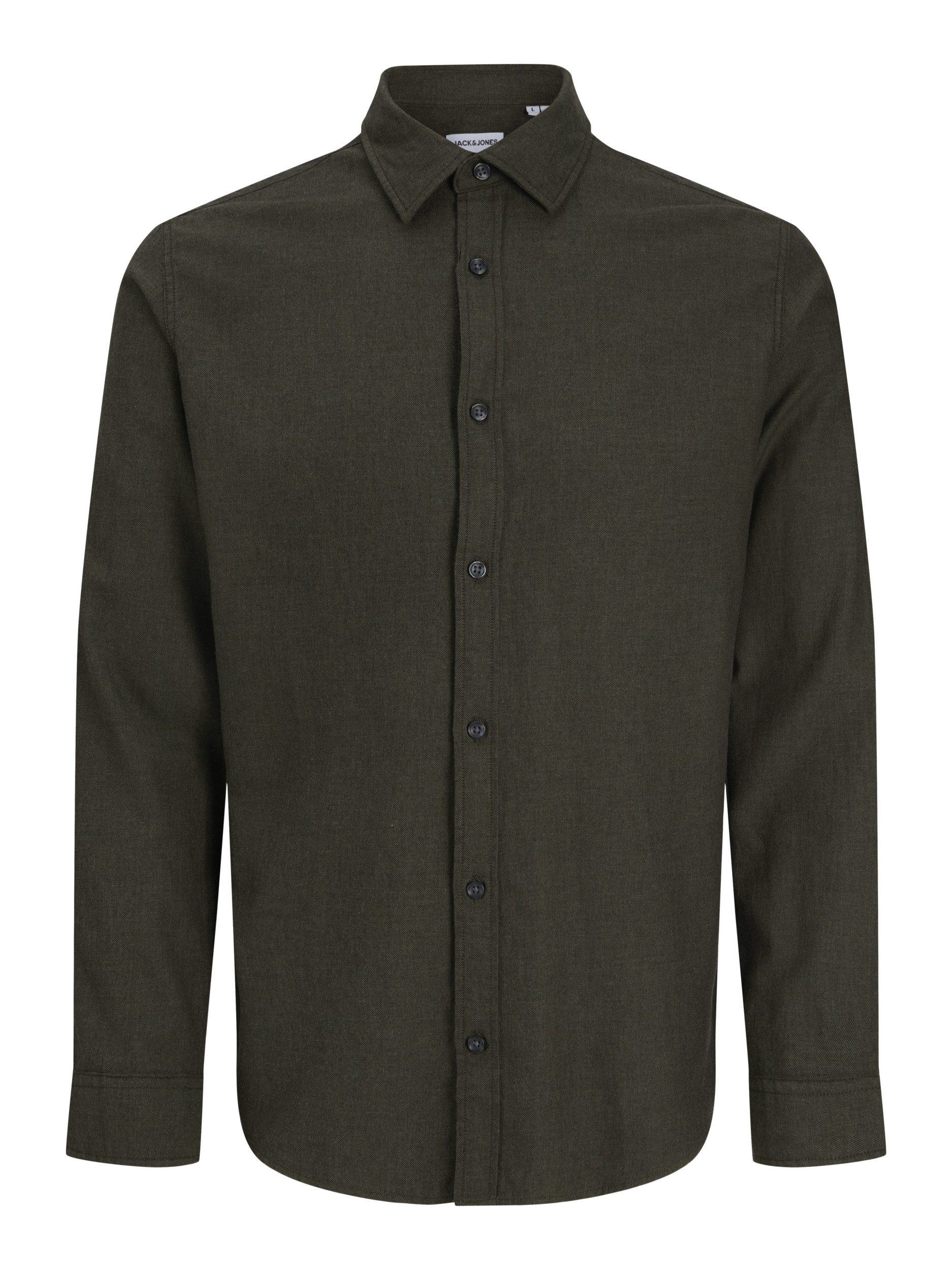 Jack & Jones T-Shirt JJEFIELD MELANGE SHIRT LS SN, Rosin