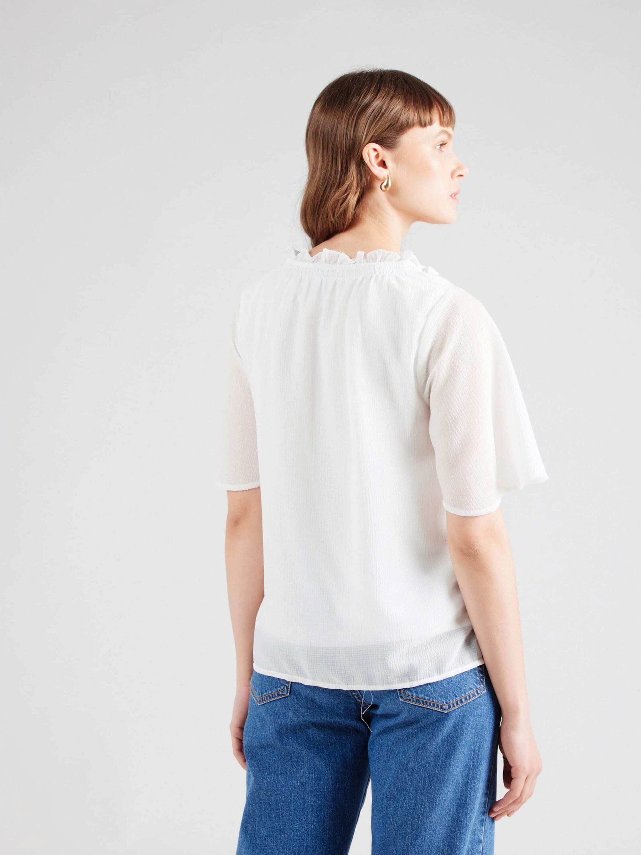 Vero Moda Kurzarmbluse VMEMILIE (1-tlg) Drapiert/gerafft günstig online kaufen