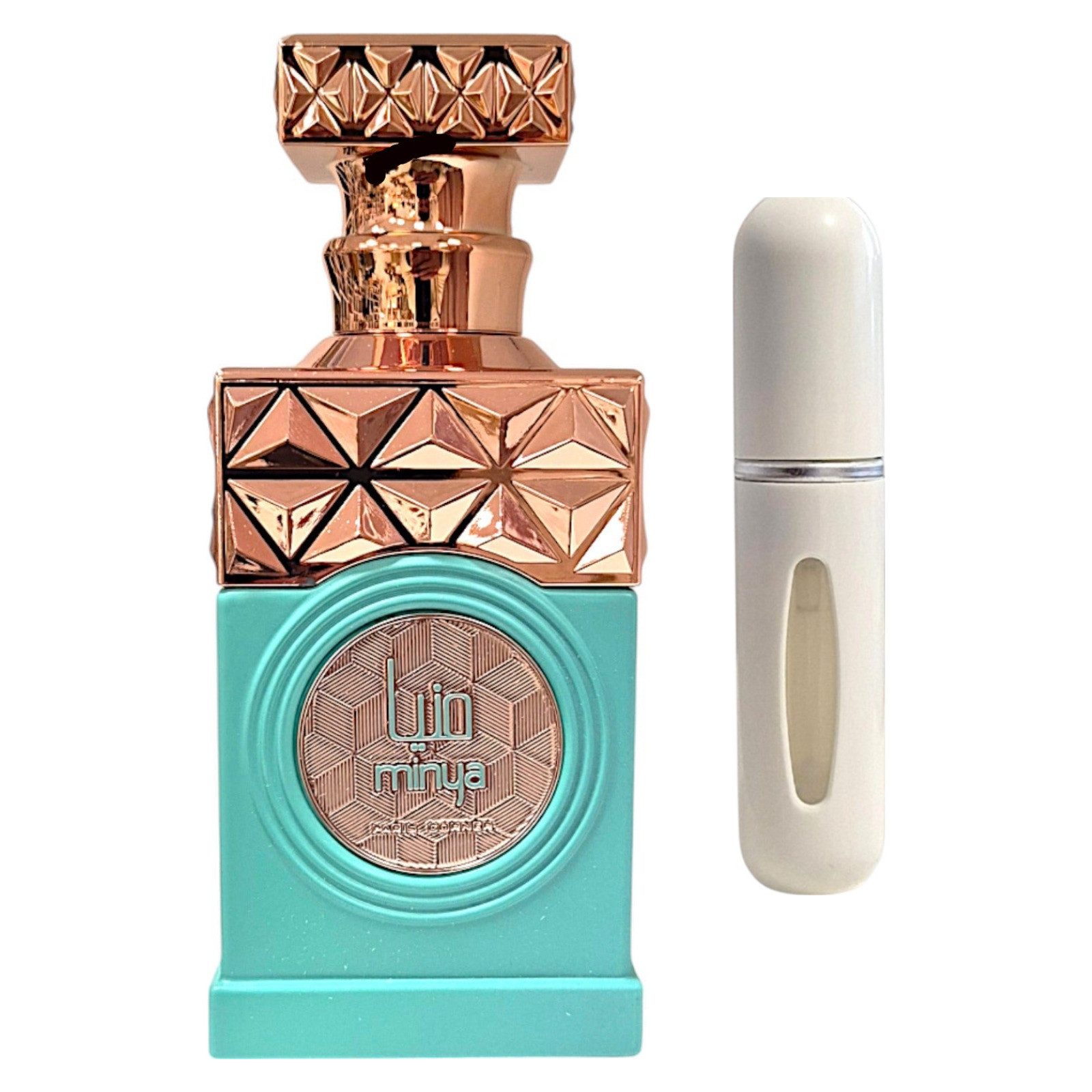 Paris Corner Duft-Set MINYA EDP 100ml + Parfümzerstäuber (leer)