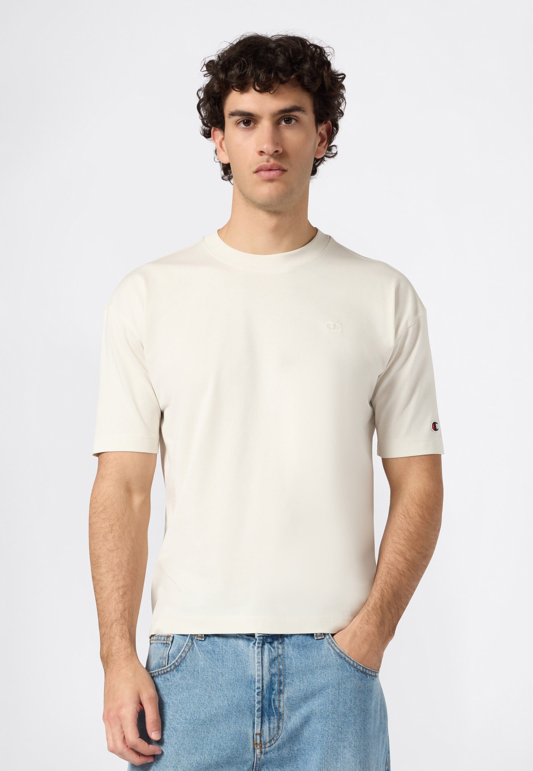 Champion T-Shirt für sportliche Aktivitäten, sportlicher Stil, aus Baumwolle