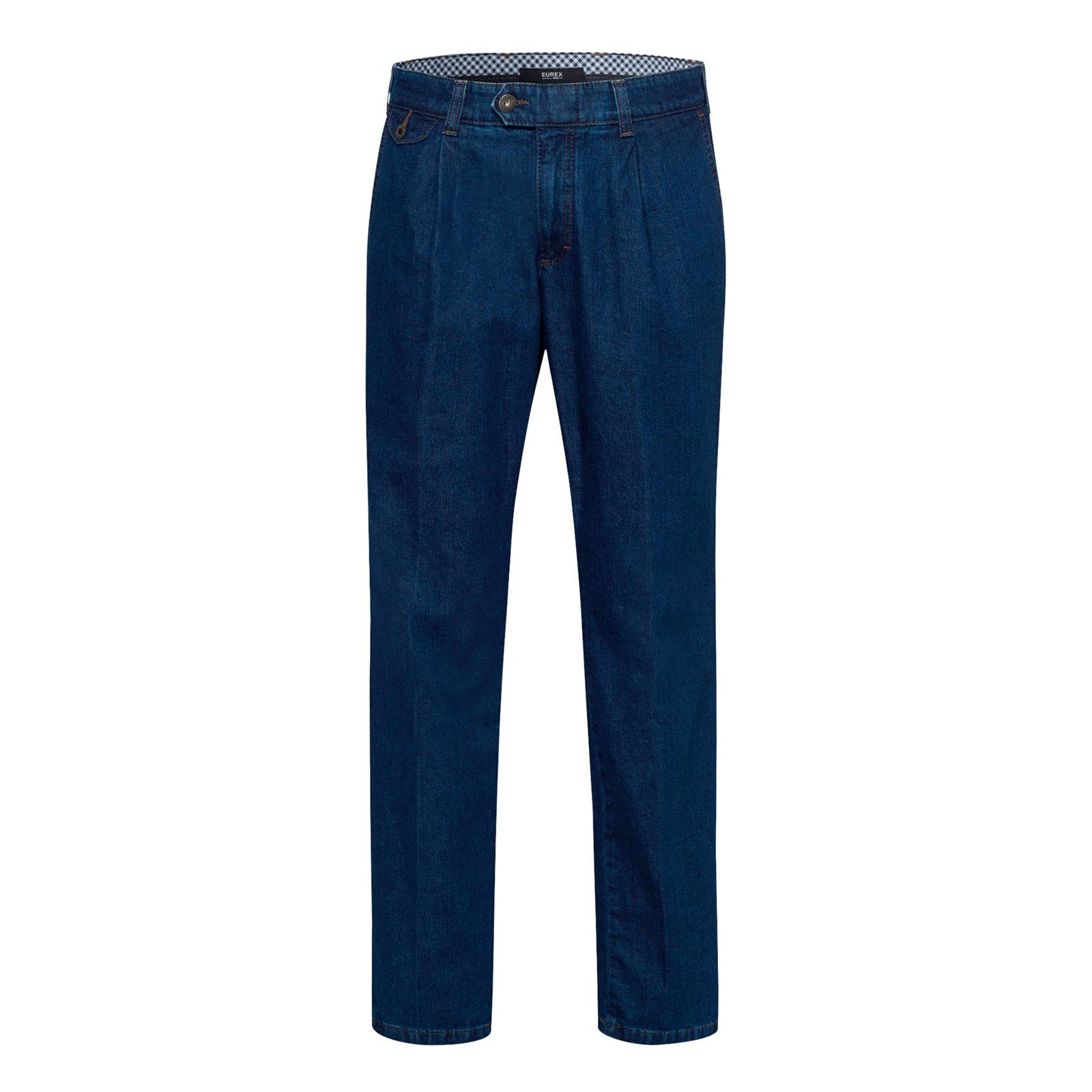 EUREX by BRAX Bequeme Jeans Übergrößen Bundfaltenjeans blue stone Fred 321  von Eurex by Brax