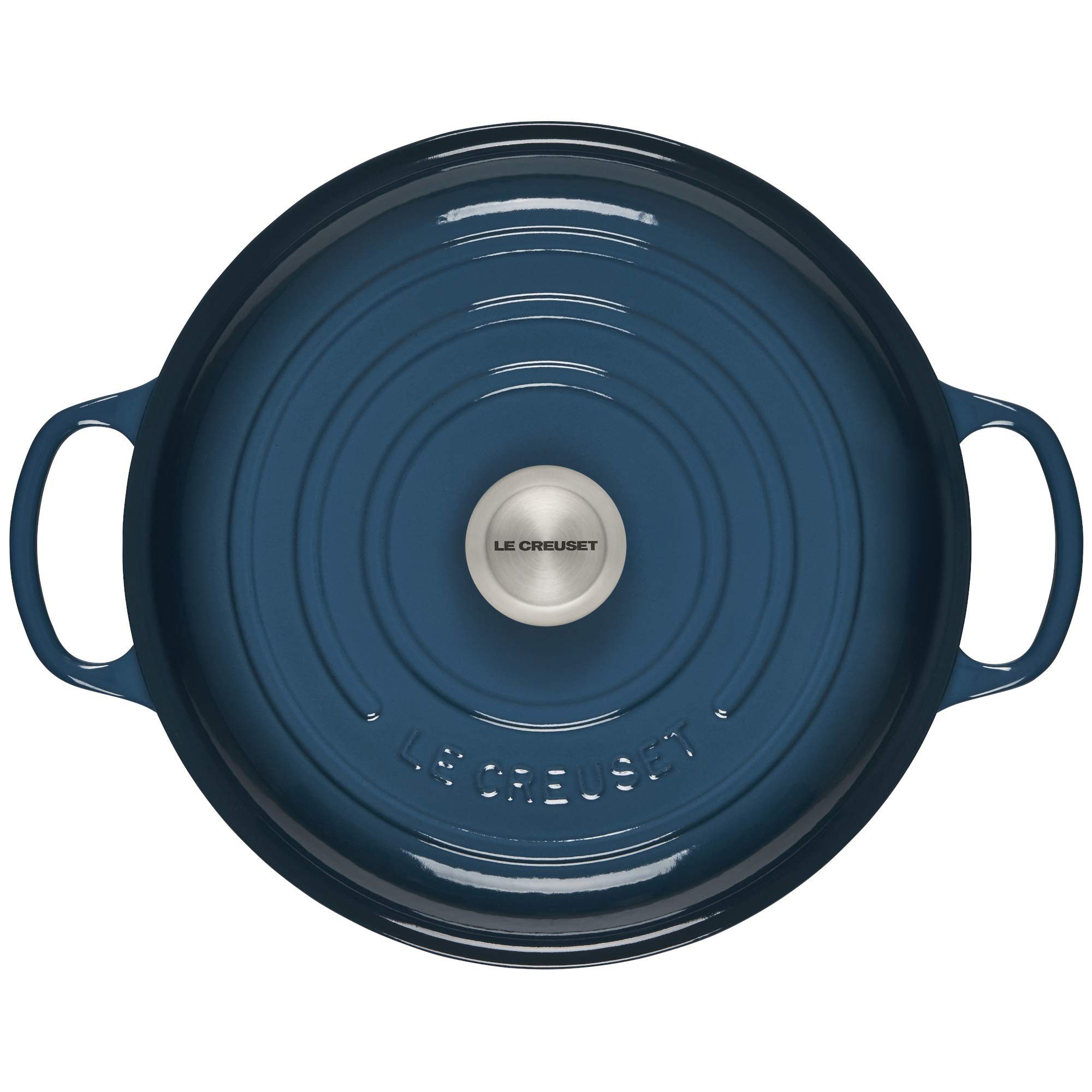 LE CREUSET Bratentopf Gourmet-Profitopf, Gusseisen, Ø 30 cm, 6,7 l, 5,56 kg, Deep Teal, 21180306422430