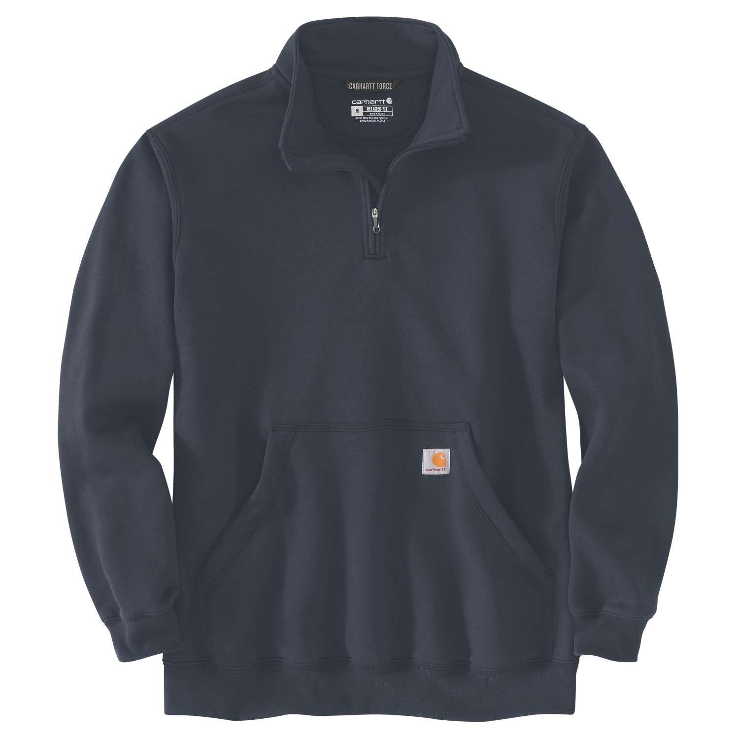 Carhartt Troyer Quarter-Zip Sweatshirt 105294 (1-tlg) new navy