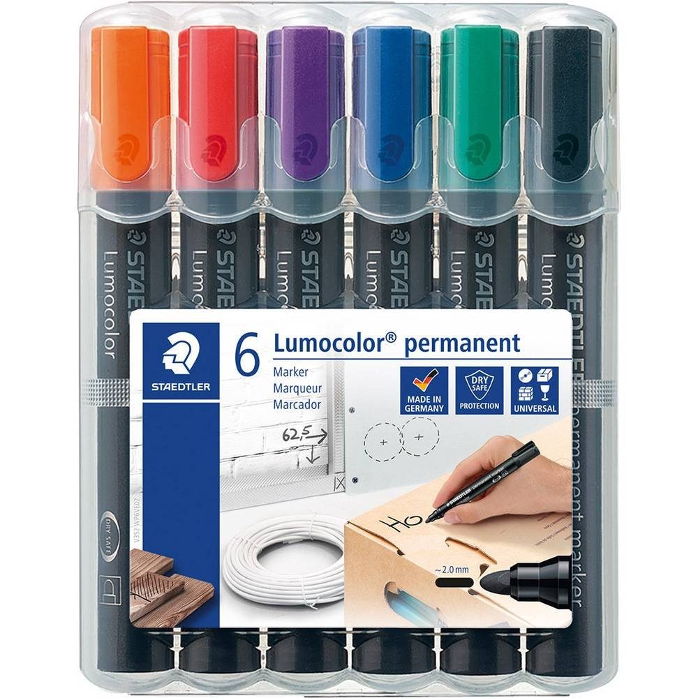 STAEDTLER Permanentmarker wasserfest 352 WP6