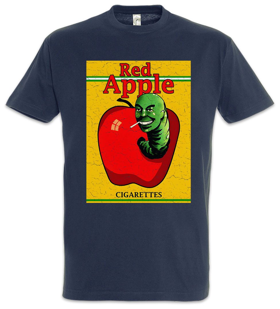Urban Backwoods Print-Shirt Red Apple Cigarettes Herren T-Shirt Fiction Zigaretten Bill Brand Kill (1-tlg) Pulp Movie Tarantino Film