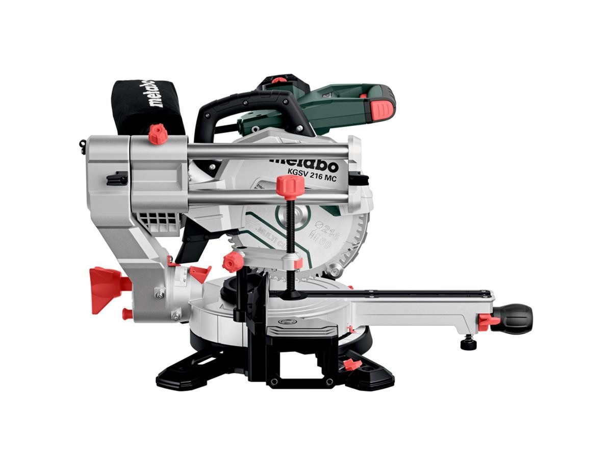metabo Kappsäge Metabo Kappsäge KGSV 216 MC, Set, 9-St., inkl. 216 mm HM-Sägeblatt und Zubehör