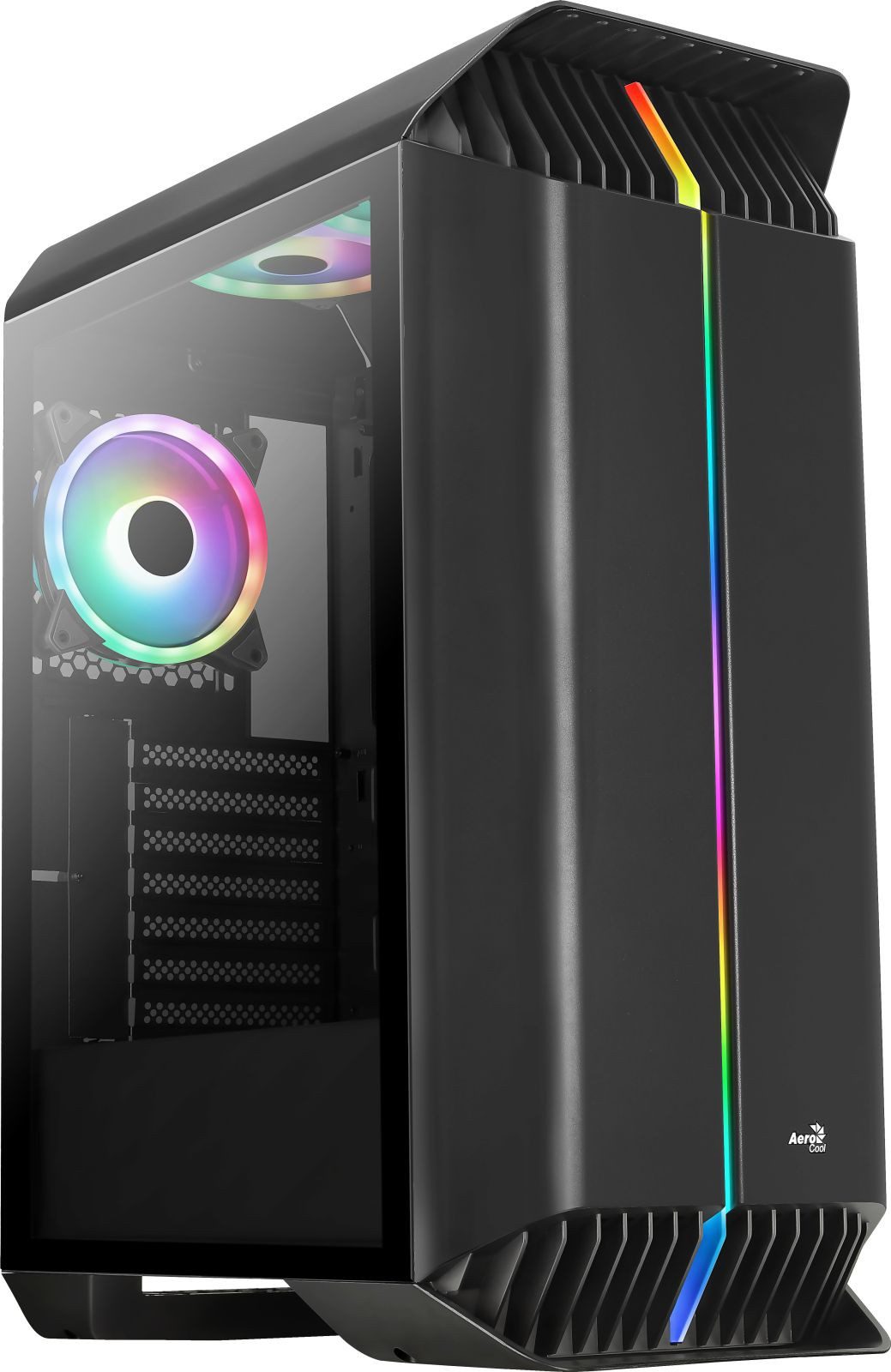 Aerocool PC-Gehäuse ADVANCED TECHNOLOGIES Gladiator Duo, Midi Tower, PC, Schwarz, ATX, ...