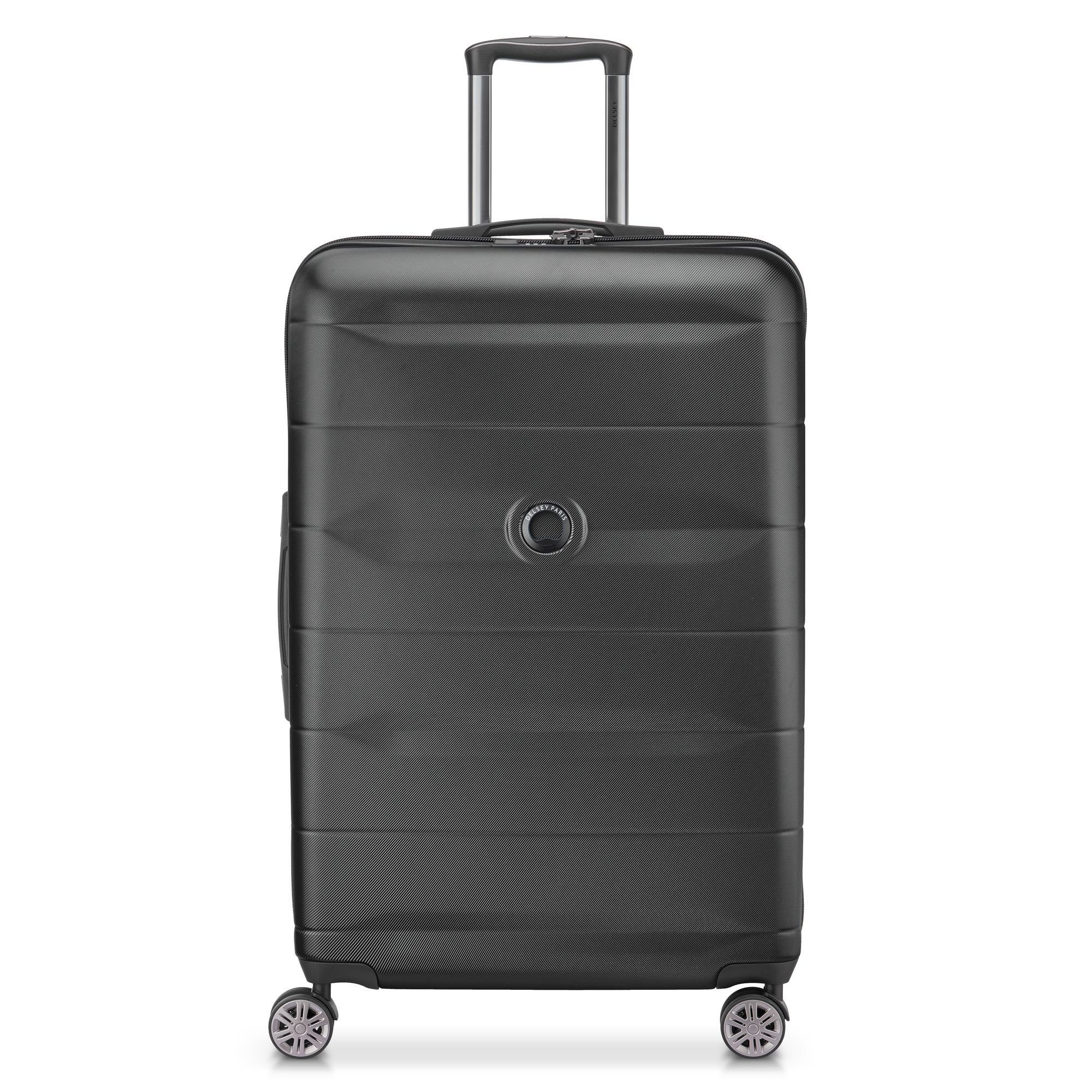 Delsey Hartschalen-Trolley Comete +, 4 Rollen, Polycarbonat schwarz