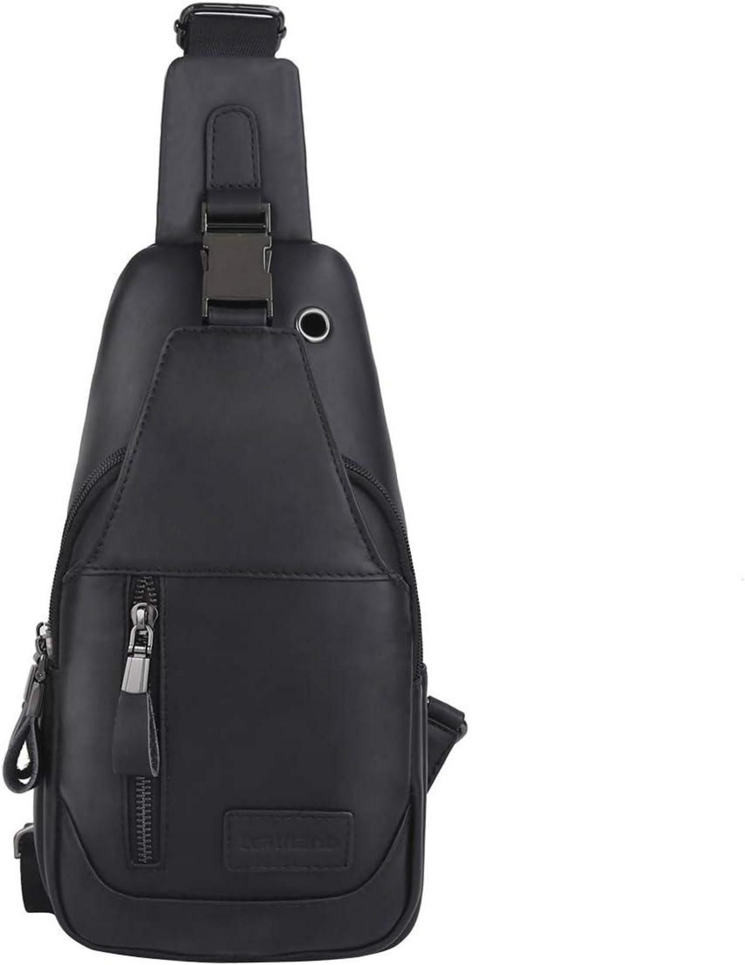 LuxusKollektion Freizeitrucksack Herren Brusttasche Echtes Leder günstig online kaufen