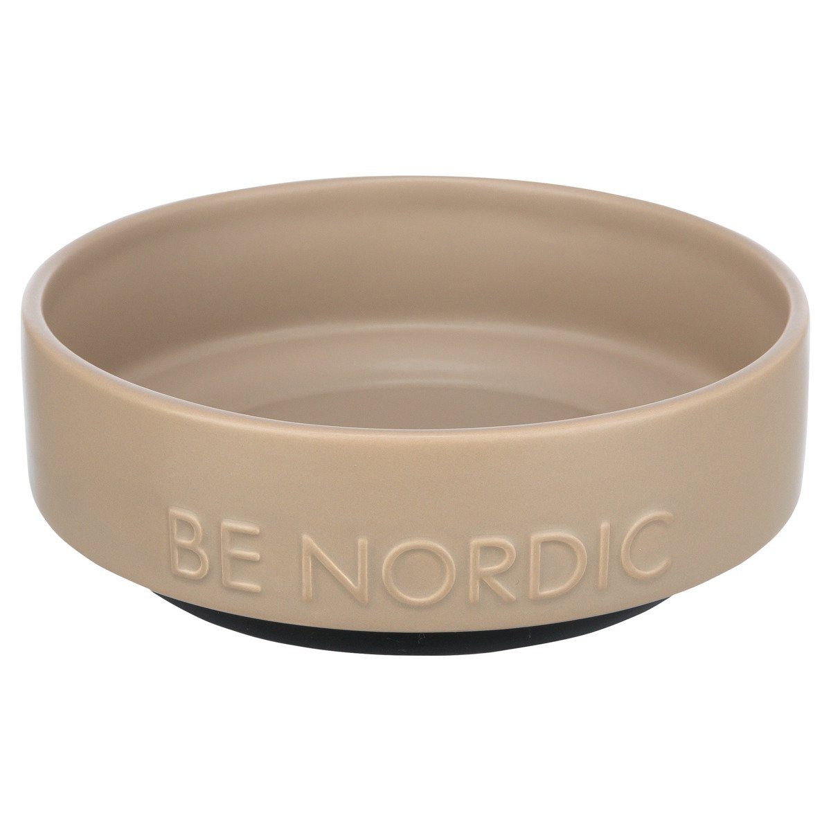 Futternapf BE NORDIC Keramiknapf taupe für Hunde